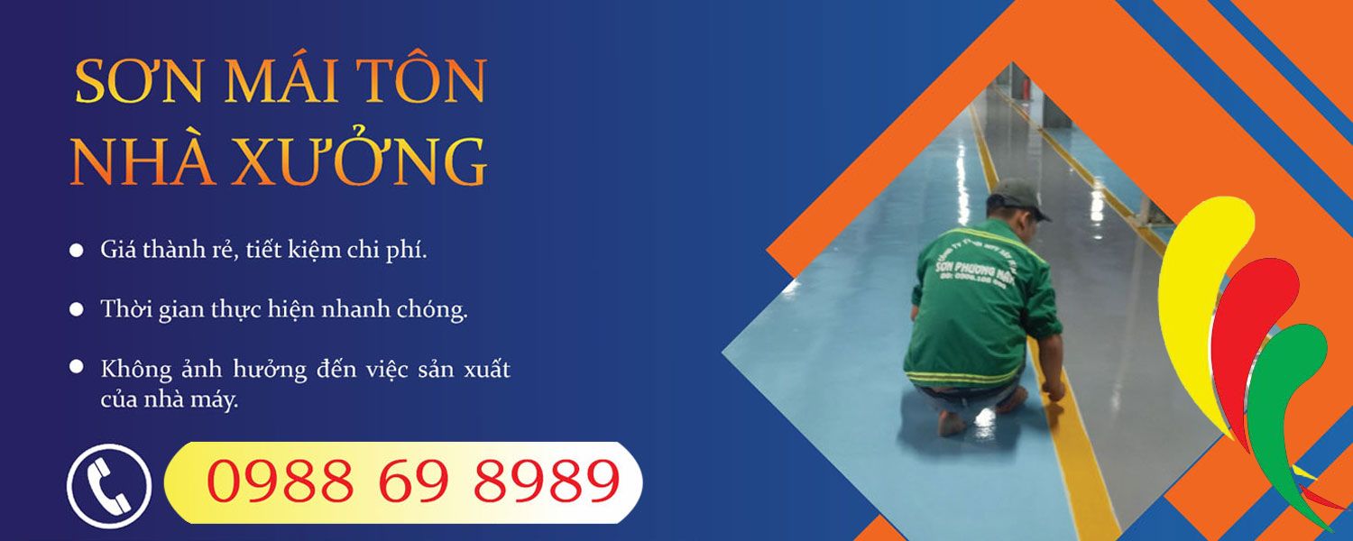 sơn mái tôn nhà xưởng