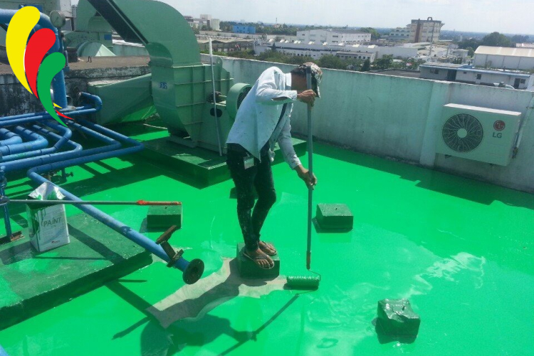 Thi công sơn sàn nhà xưởng Vĩnh Long