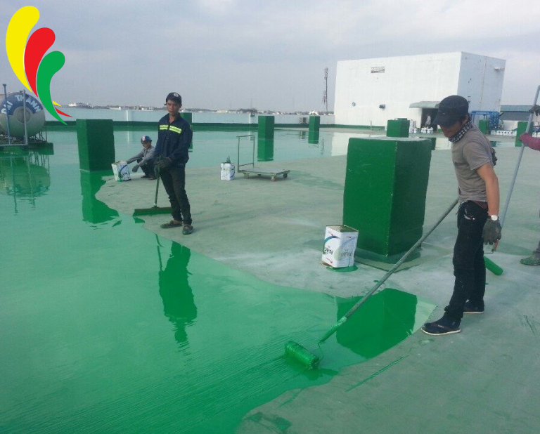 Thi công sơn sàn nhà xưởng Long An