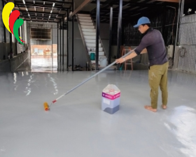 Thi công sơn Epoxy nhà xưởng Cà Mau