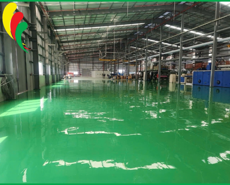 Thi công sơn Epoxy nhà xưởng Bạc Liêu giá rẻ