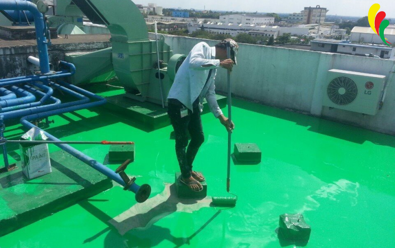 Thi công sơn sàn nhà xưởng Vĩnh Long