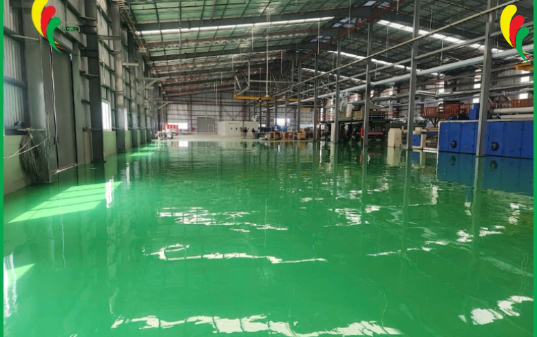 Thi công sơn Epoxy nhà xưởng Bạc Liêu giá rẻ
